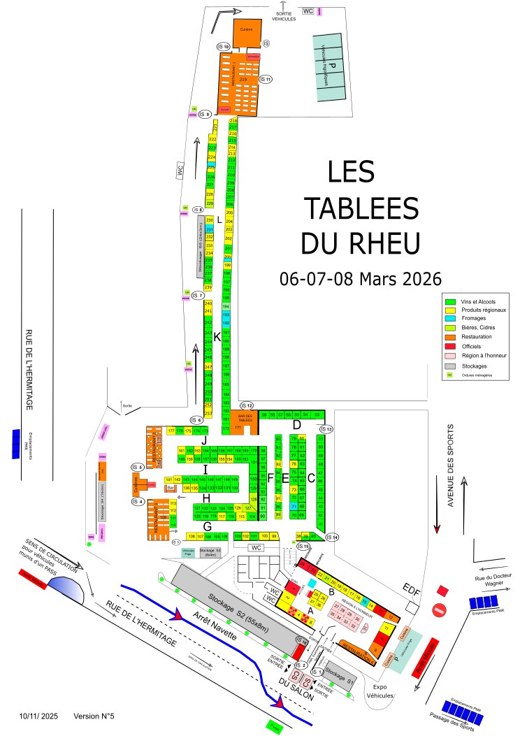 Plan du salon 2024