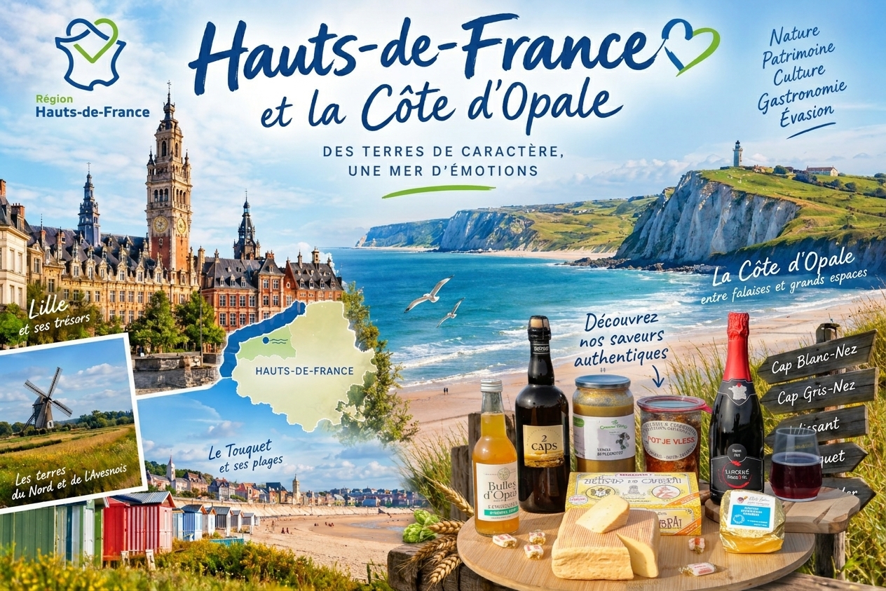 Affiche Hauts-de-France et Côte d'Opale